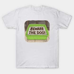 “BEWARE THE DOG” LITTER BOX T-Shirt